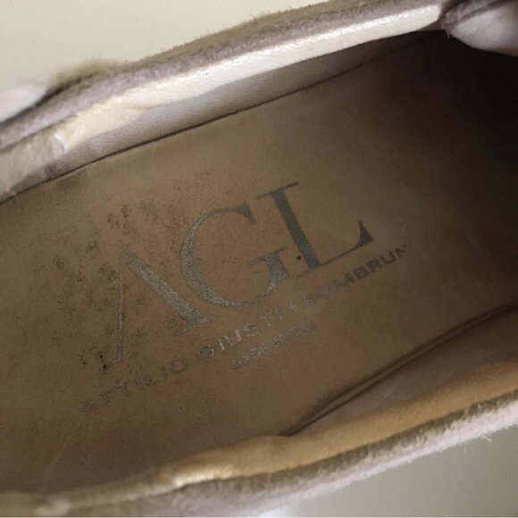 Agl Attilio Giusti Leombruni D92509 Suede Leather Low-Top Sneakers - Picture 9 of 11